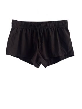 No Boundaries Black Elastic-Waist Athletic Shorts